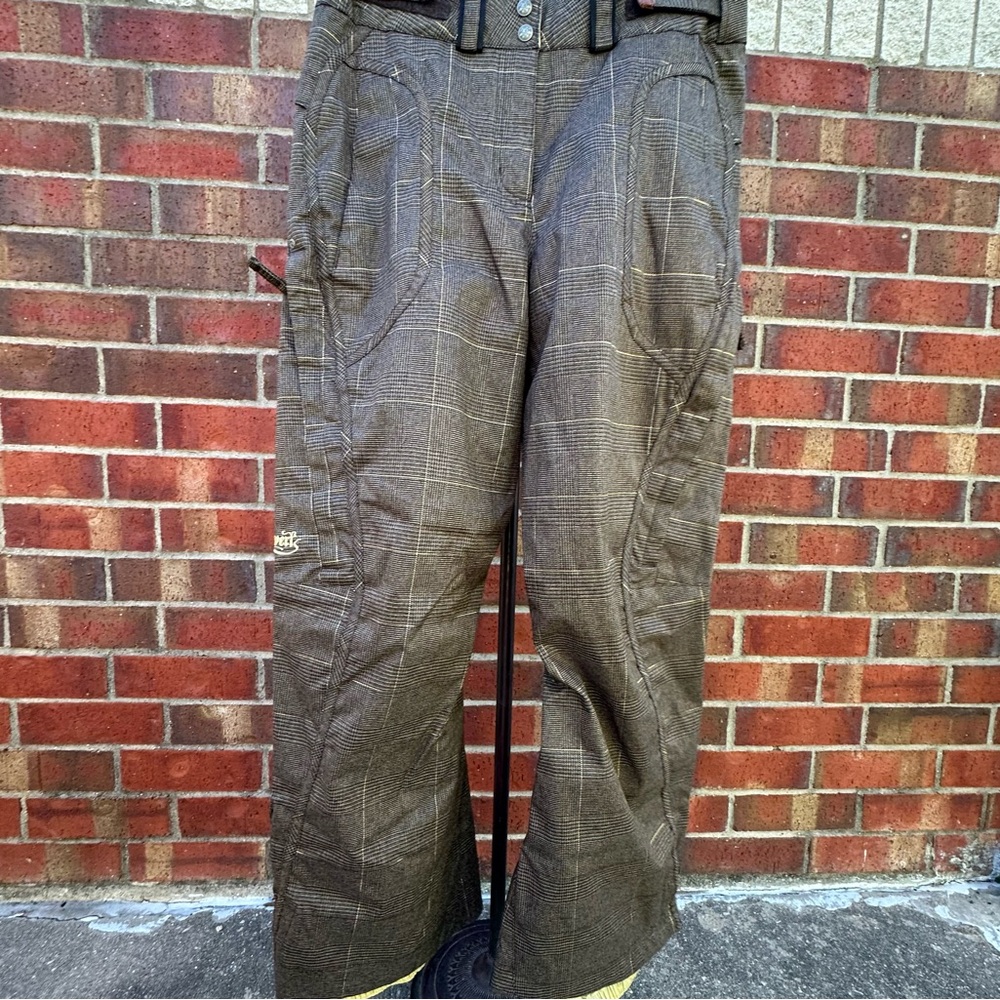 Columbia Convert Boardwear Snowboard Ski Pant Waterproof Breathable Y2K Plaid M